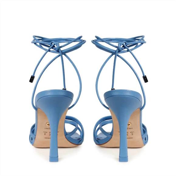 NEW PAULA TORRES women\'s soho sandals in blue